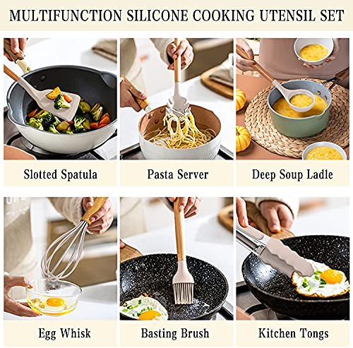 Umite Chef 33 pcs Non-Stick Silicone Utensils Set Umite Chef 33 pcs Non-Stick Silicone Utensils Set